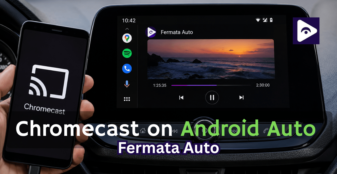 How to add Chromecast on Android Auto with Fermata Auto?
