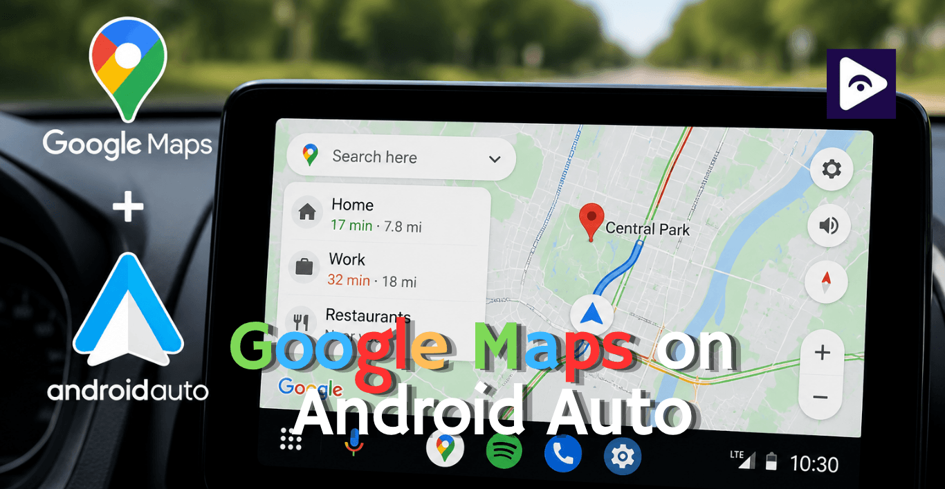 How to Use Google Maps on Android Auto? [Fermata Auto]